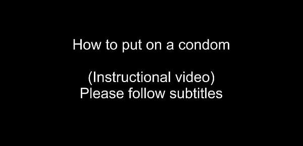  How to put a condom on a penis (educational guide preservativo in tampon hygiene use )